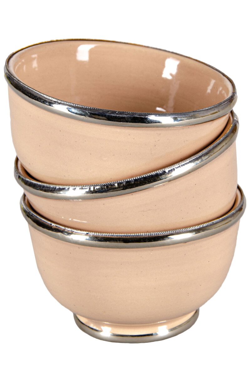 3er Set Orientalische Schalen Dipschale Cariba Braun