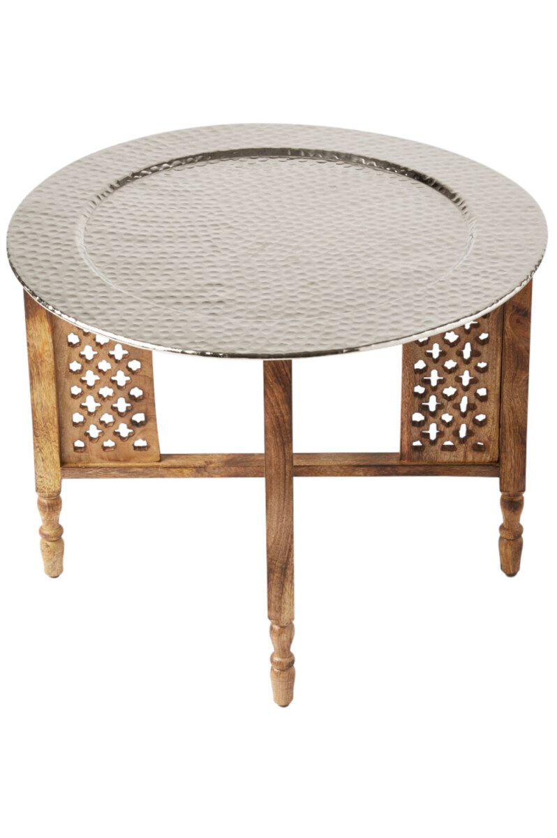 Orientalischer Couchtisch Hania Silber B box