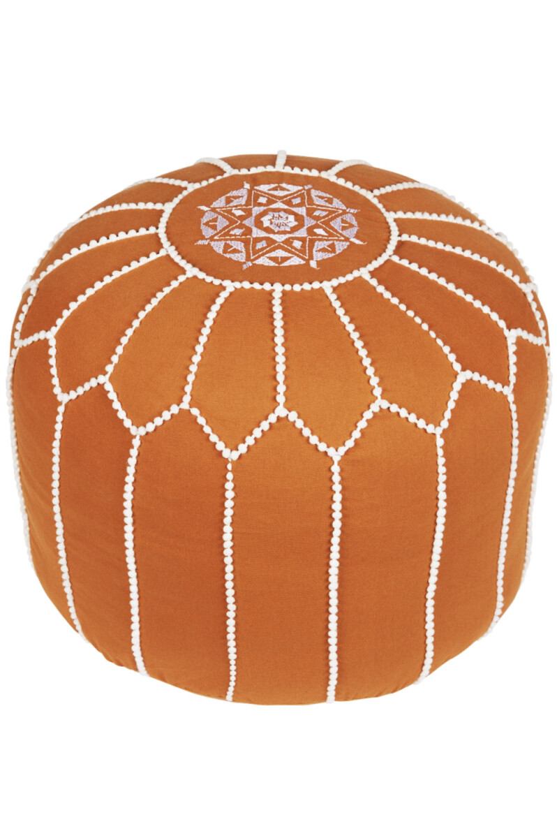 Orientalische Pouf Sitzkissen Deko Outdoor Chems braun