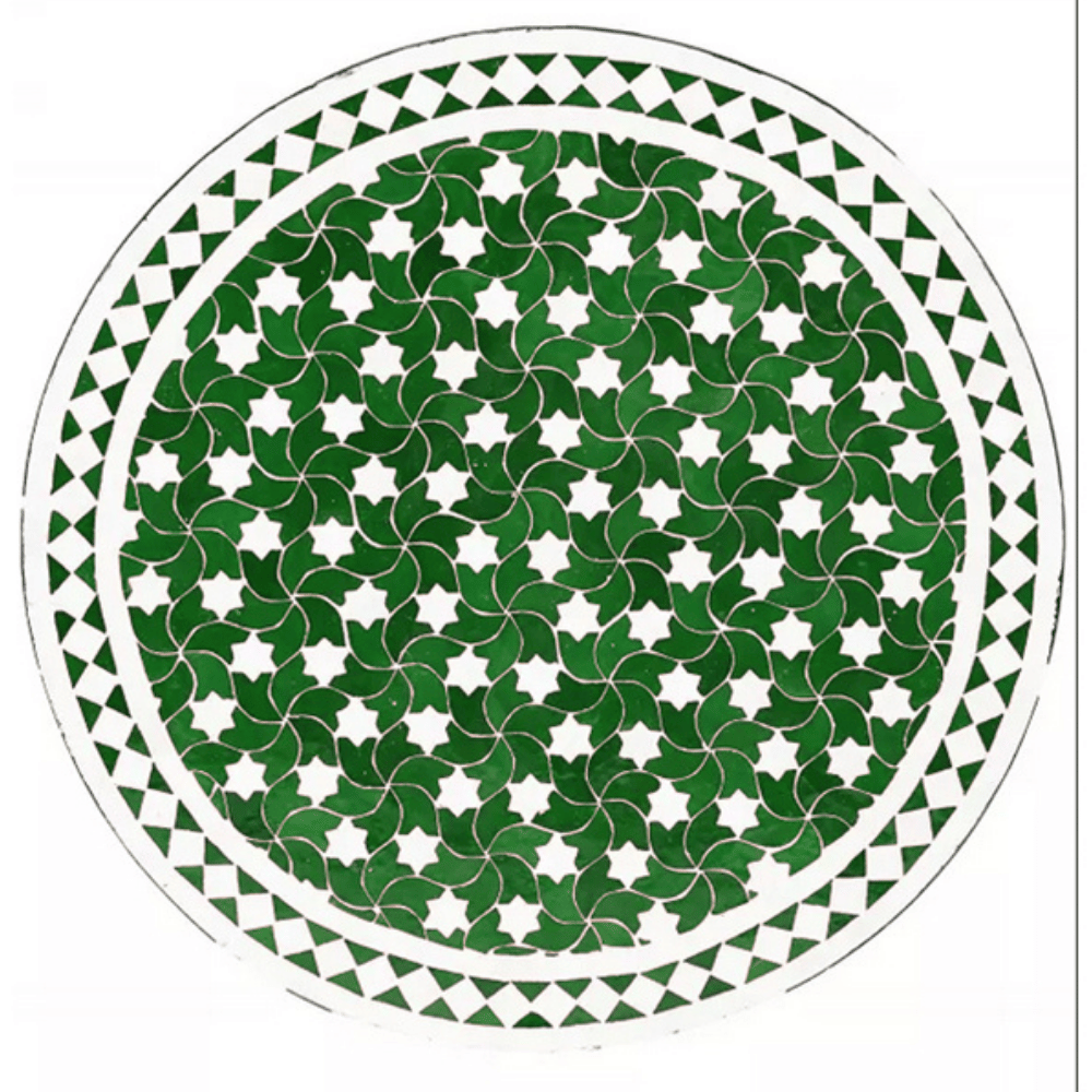 Carreau de mosaïque marocain Estrel box
