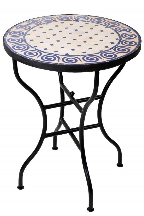 Table en mosaïque marocaine « Spirale » bei