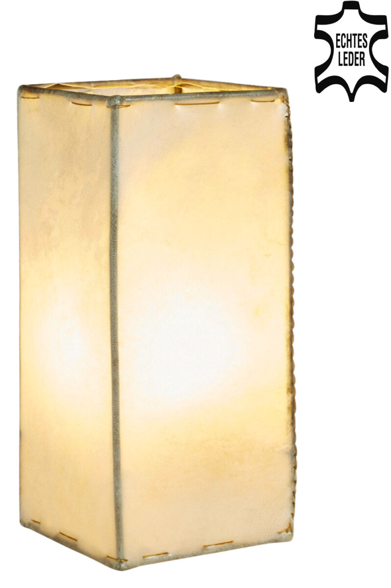 Leder Nachttischlampe Tischlampe Lampe J box