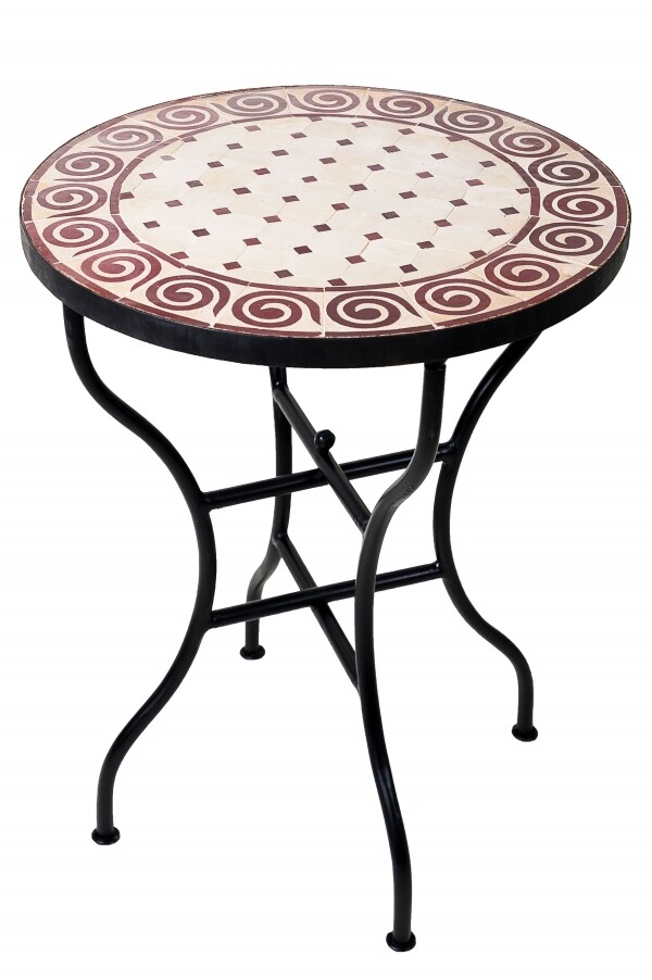 Table en mosaïque marocaine « Spirale » bei