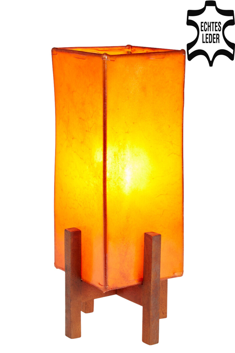 Lampe de chevet Janka orange avec pied m box