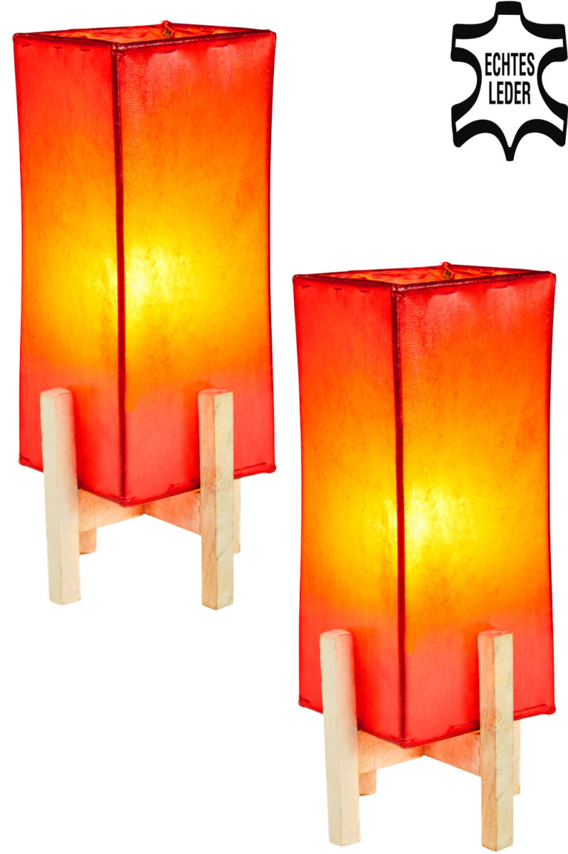 2er SET Janka Rot mit weißem Geste box