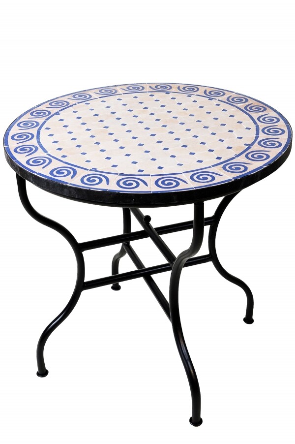 Table en mosaïque marocaine « Spirale » bei
