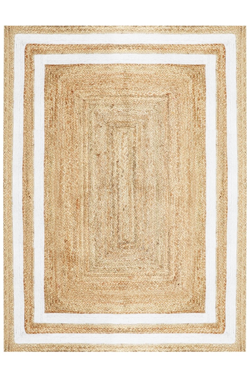 Jute Wohnzimmer Teppich Chloe 120 x 170cm