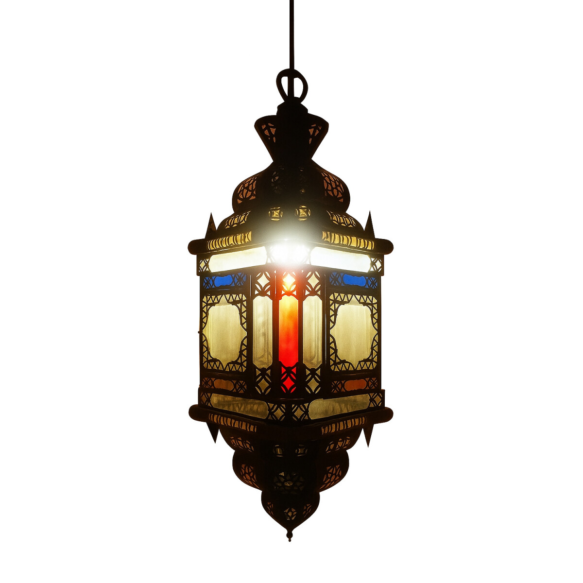 Deckenlampe Ayam Bunt 70cm | Marokkanisc box