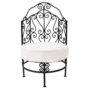 Fauteuil de jardin en fer « Andalous » L 60...