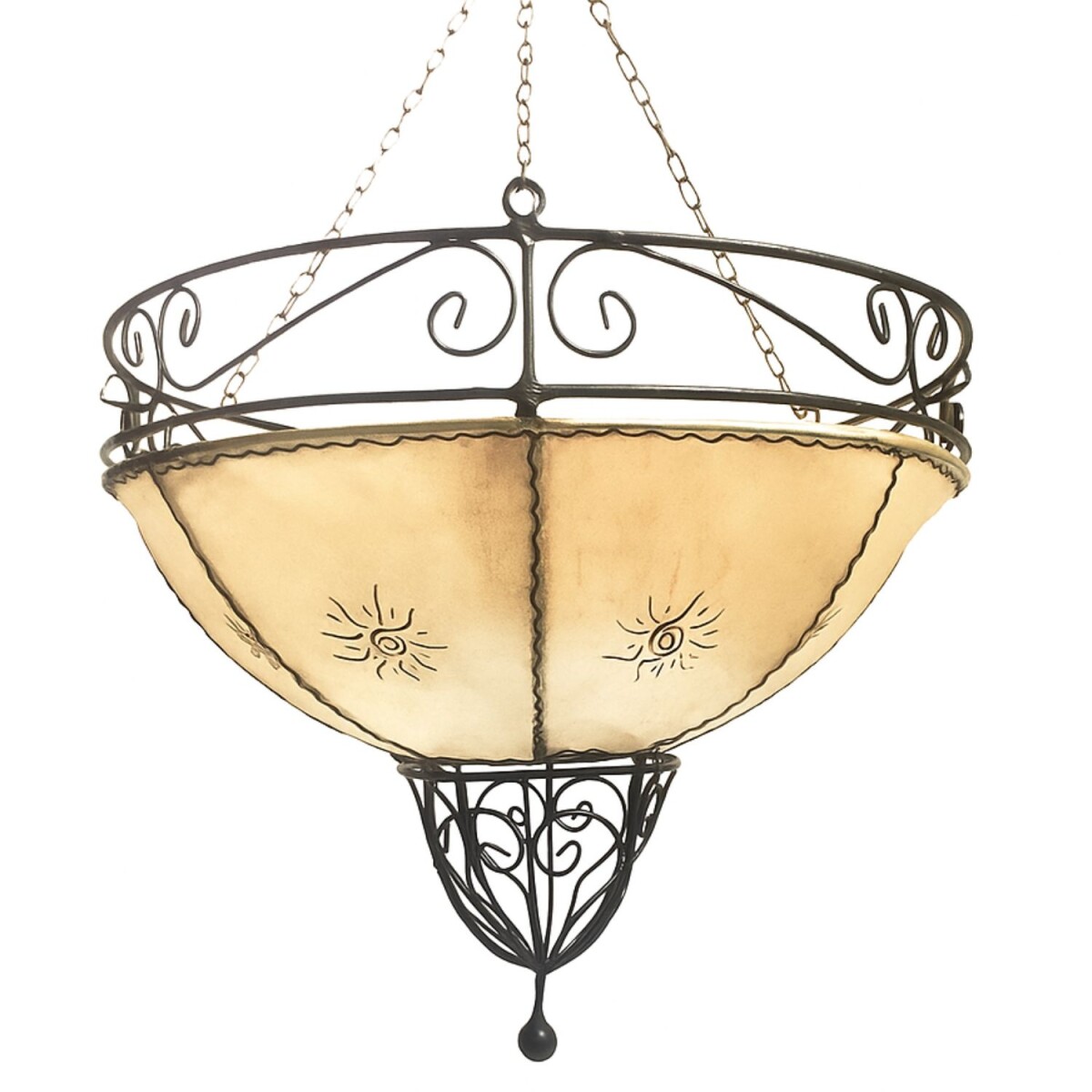 Hängeleuchte Demren Natur 45cm aus  box