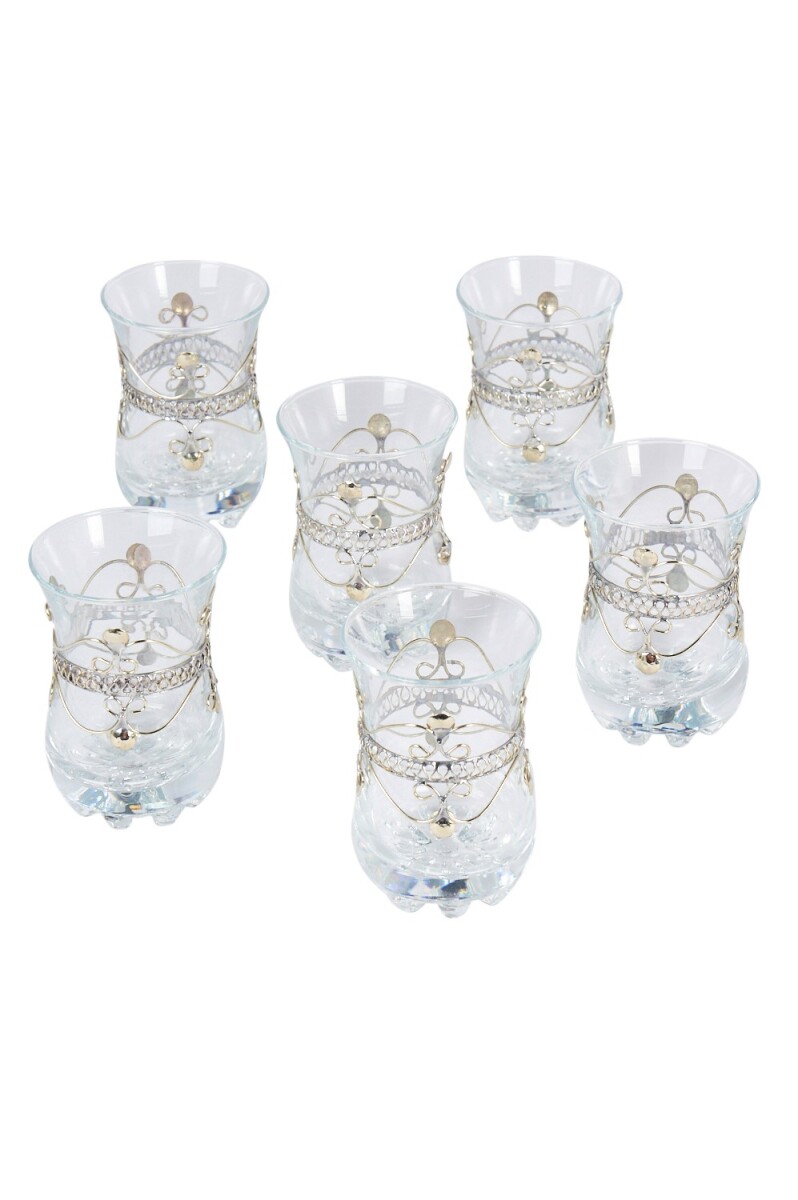 6er Set Teegläser Mousta | Orientalische Teegläser