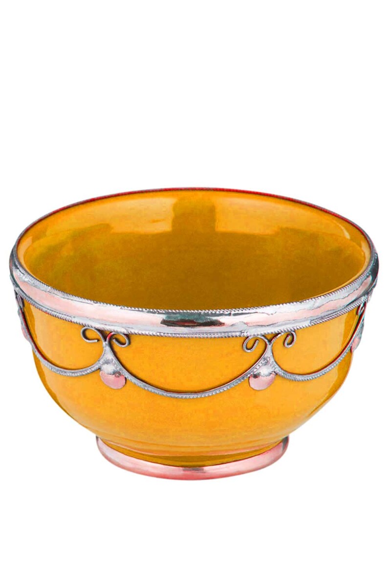 Orientalische Keramik Fingerfood Schale Miranda Gelb