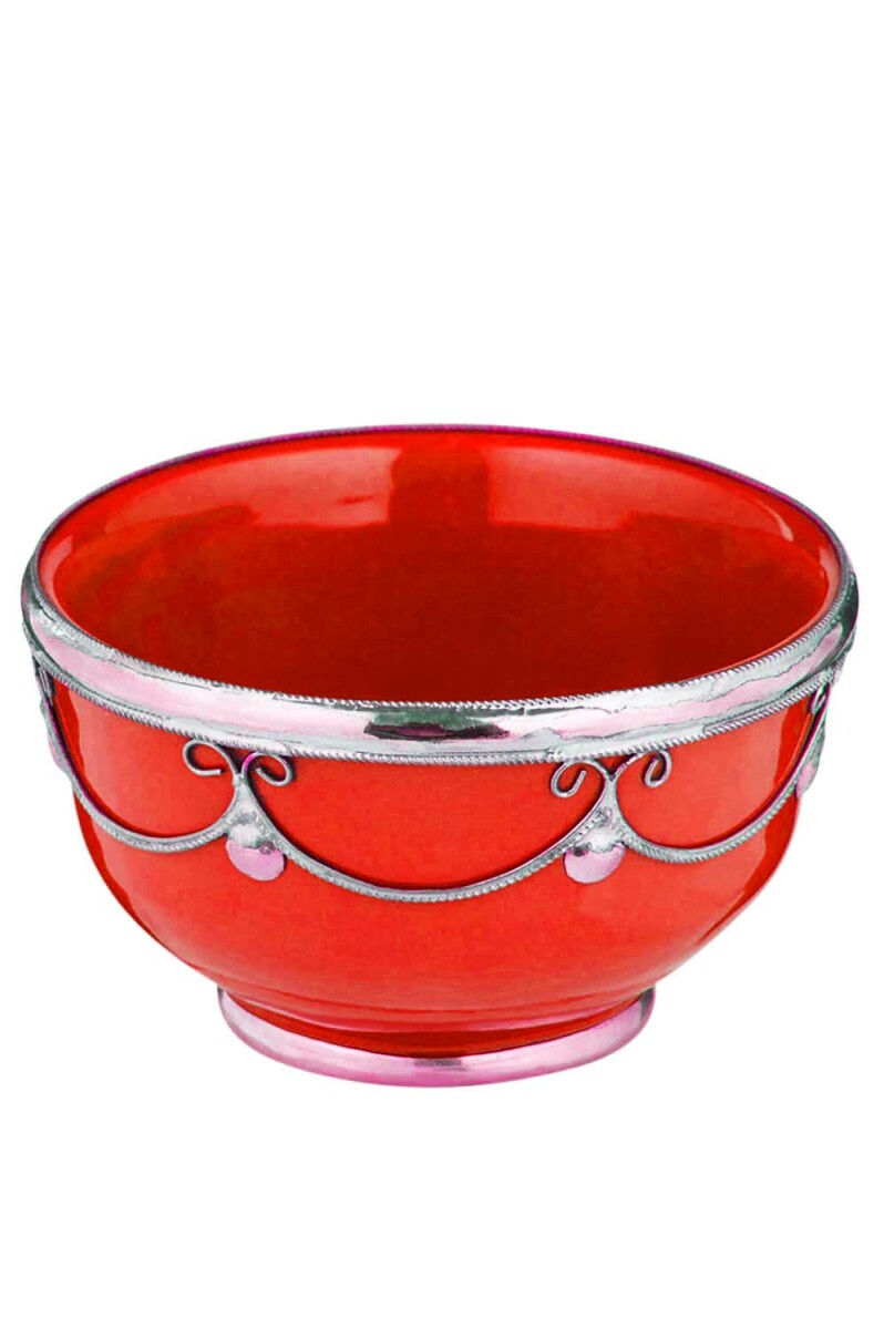 Orientalische Keramik Fingerfood Schale Miranda Rot