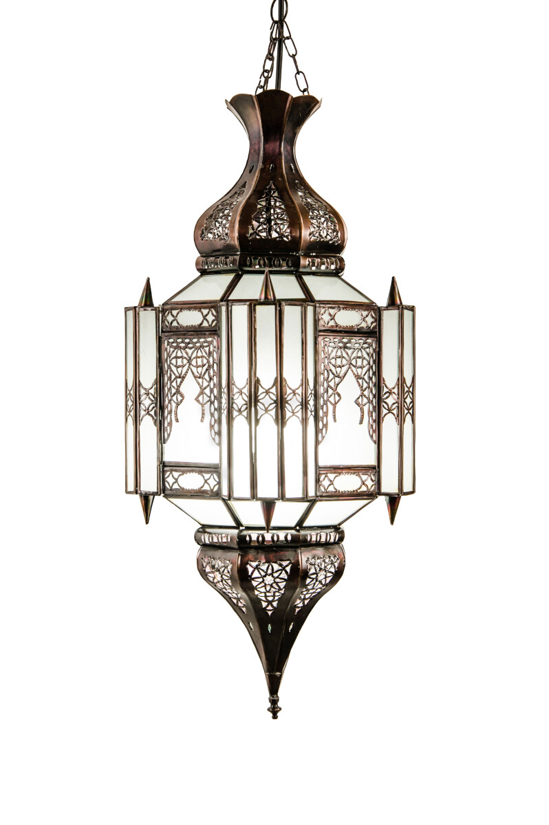 Hängeleuchte Aariz Weiß 60cm | Orientalische Lamp