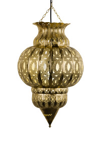 Suspension Isfahan Gold 50 cm | Lampe orientale en...