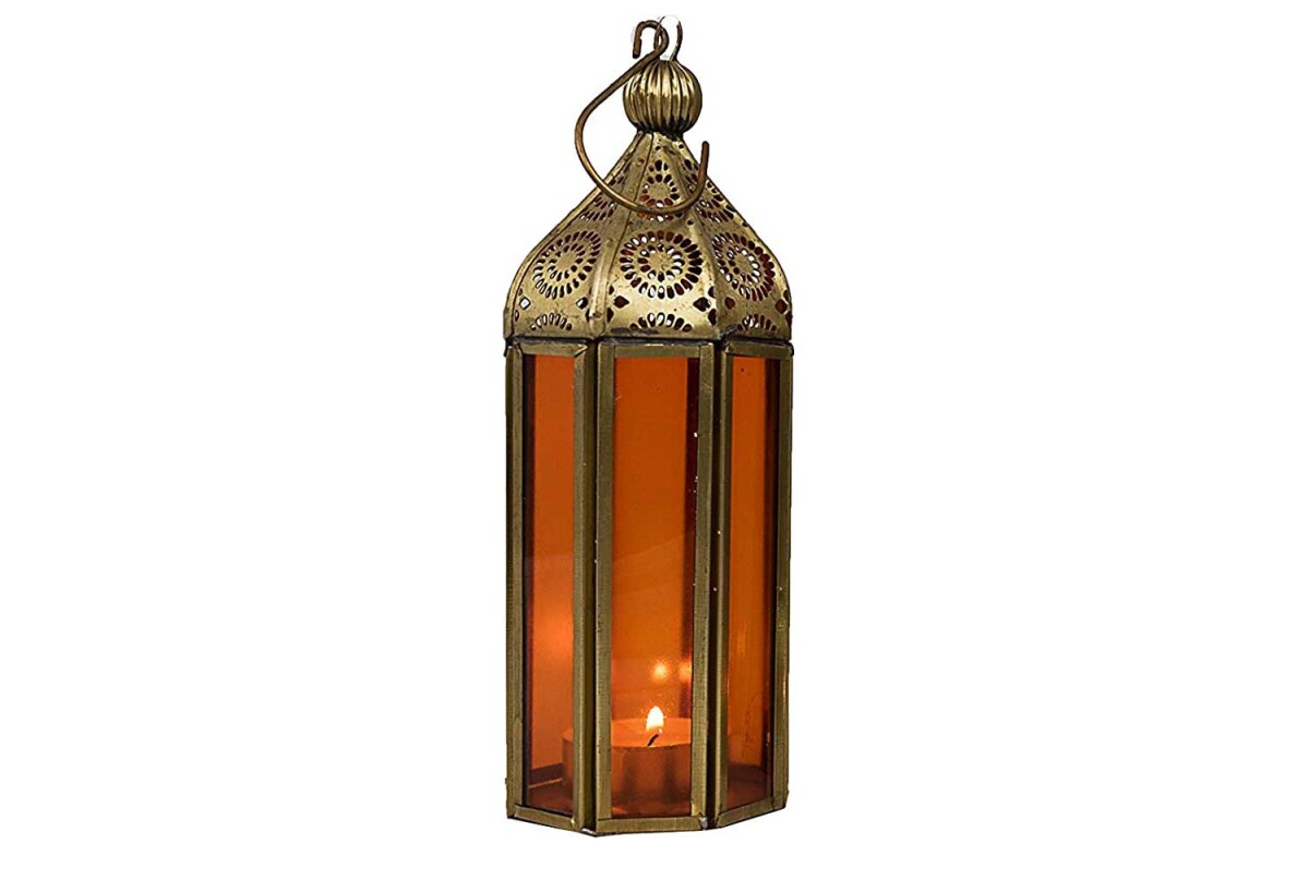 Lanterne orientale Jayanti - Orange