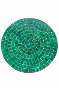 Table en mosaïque marocaine Buma verte, Ø 60...