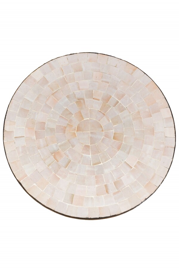 Marokkanischer Mosaikplatte Buma Beige ø 60cm
