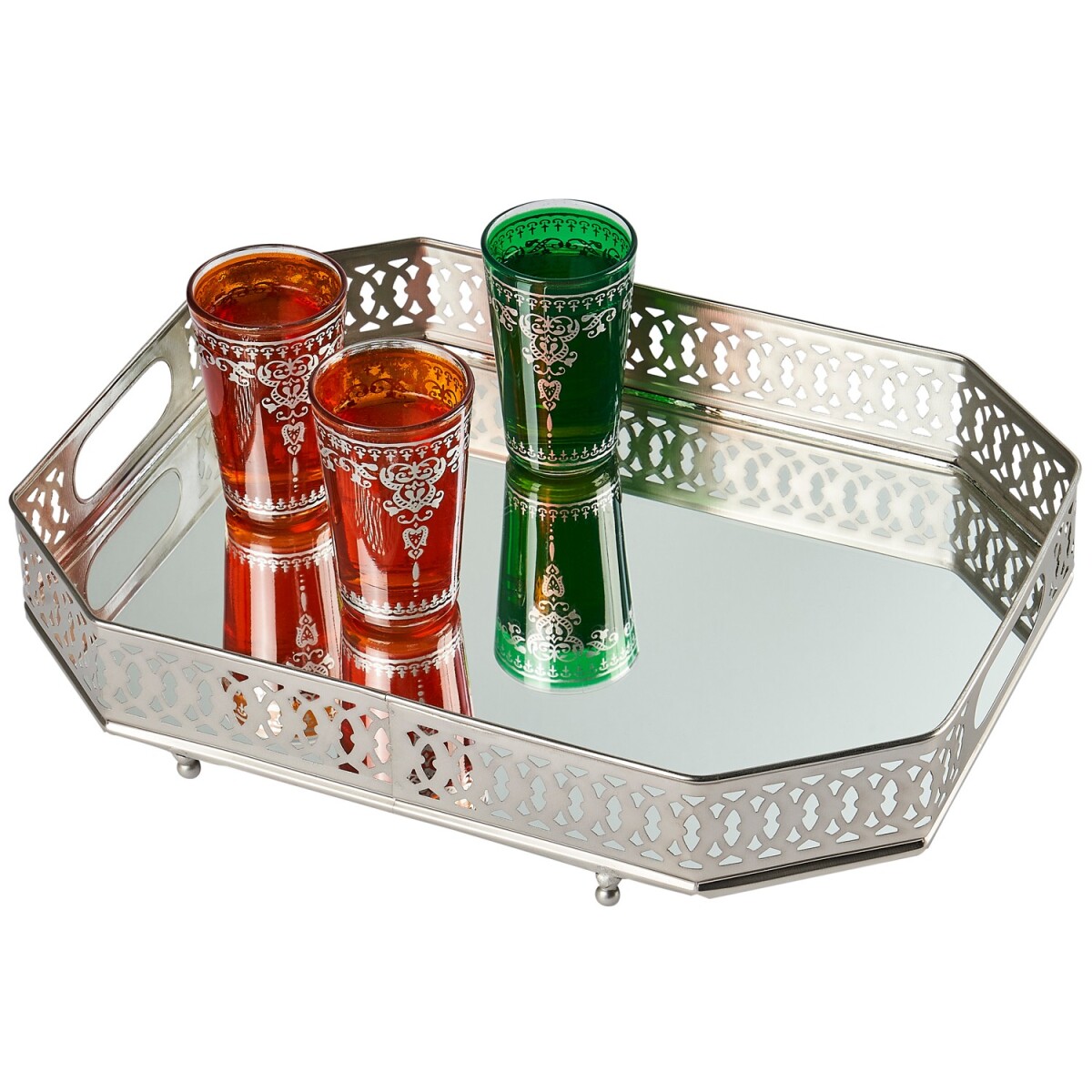 Spiegeltablett Serviertablett Deko Table box