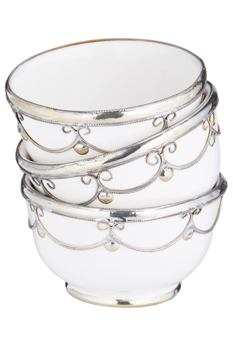 Lot de 3 coupelles à amuse-bouches en céramiqu