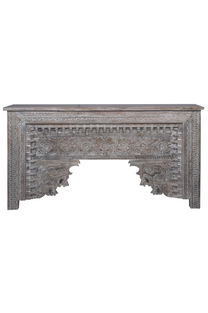 Buffet console oriental en bois Gassan g box