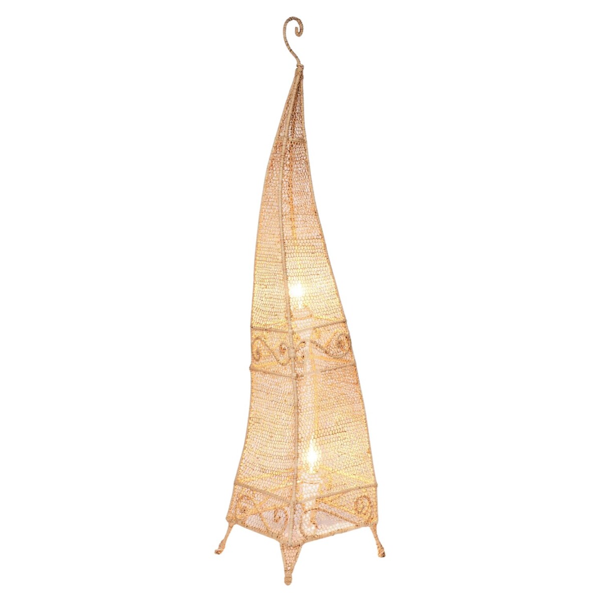 Lampe sur pied de style bohème en box