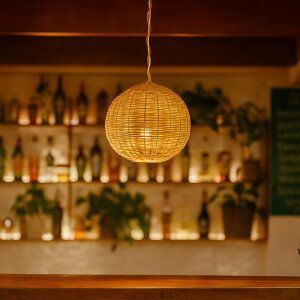 Suspension Willow en raphia 28 cm | Plafonnier de style...