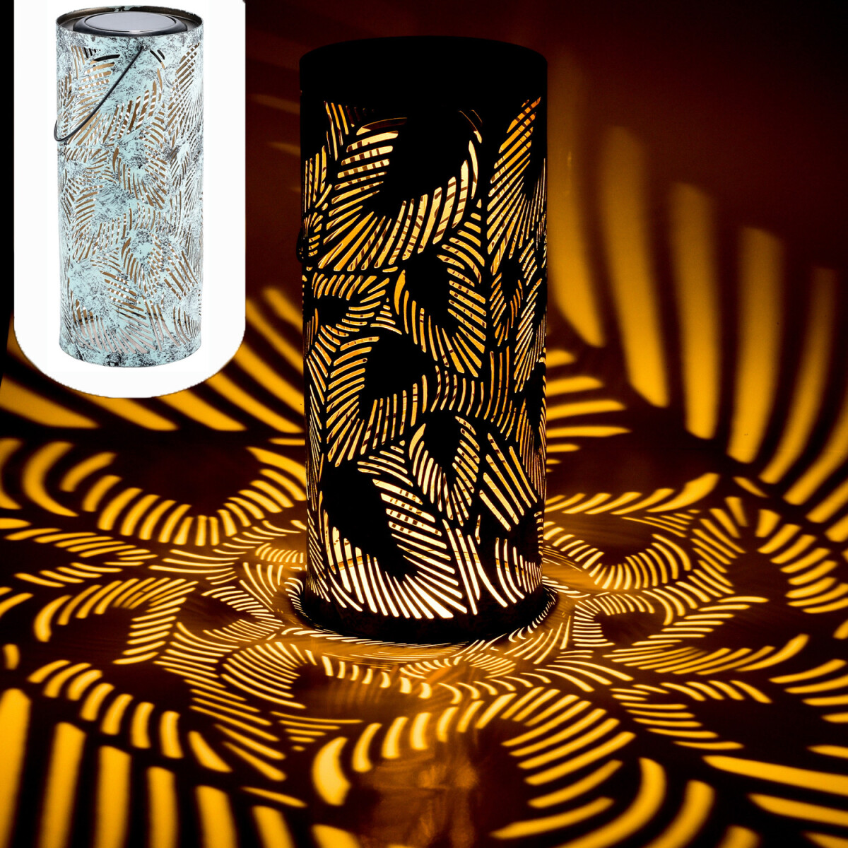 Vintage Solarlaterne Solar Laterne Windl box