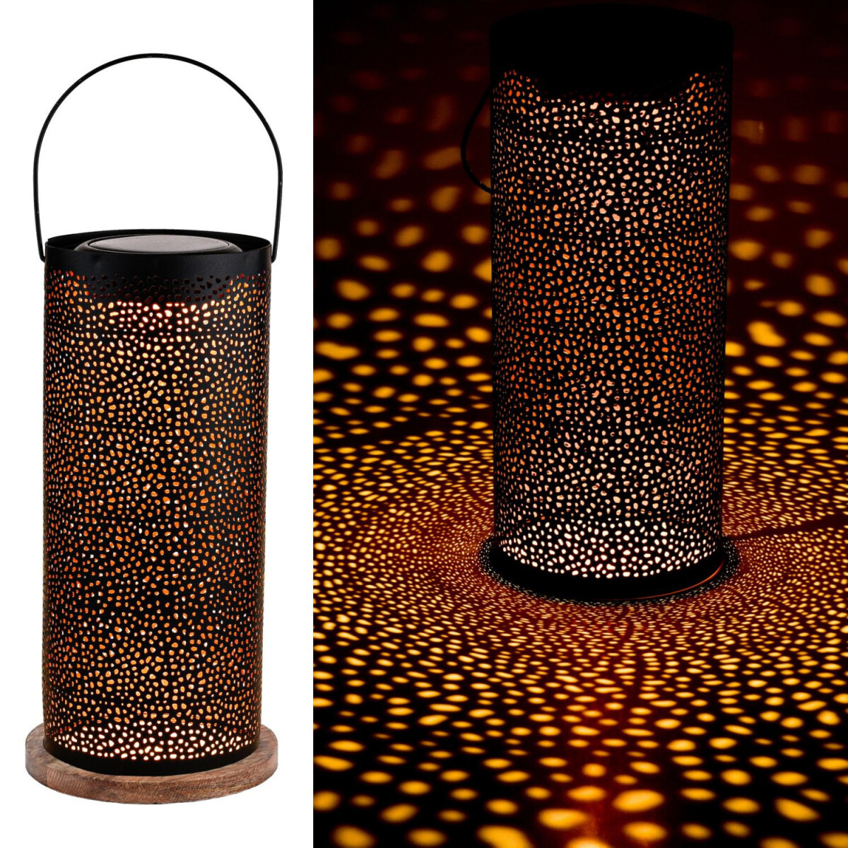 Skandinavische Solarlaterne Solar Lampe für Draussen Ho