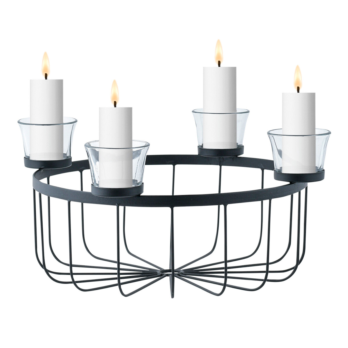 Bougeoir moderne pour couronne de lAvent box