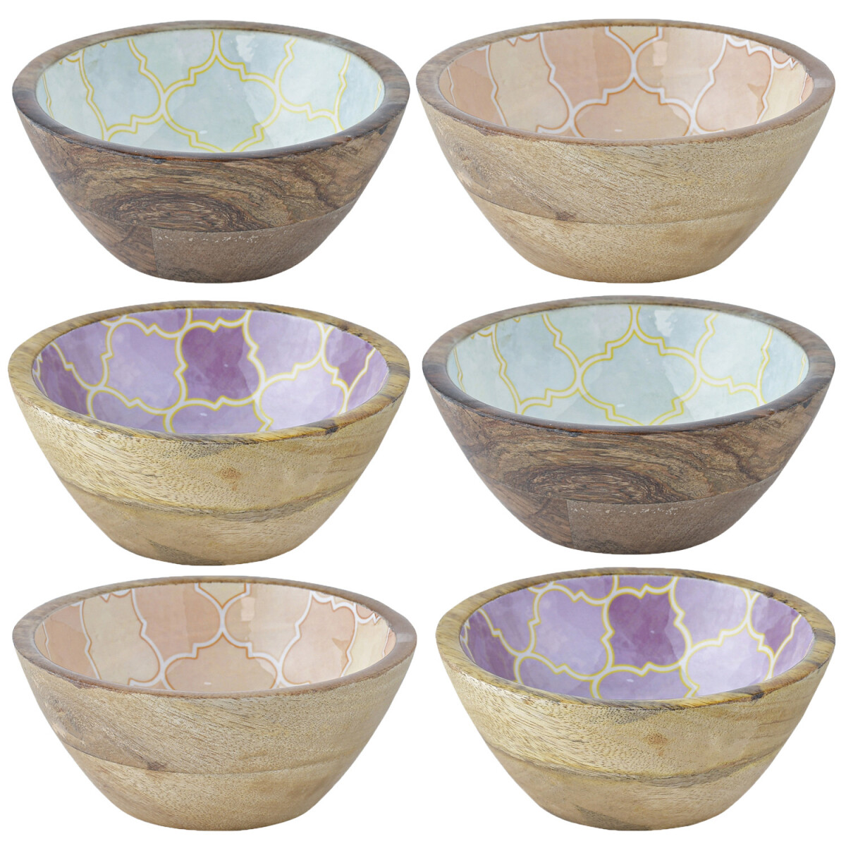 6er Set Schale Schmuckschale Schl&uuml;sselschale Kesse