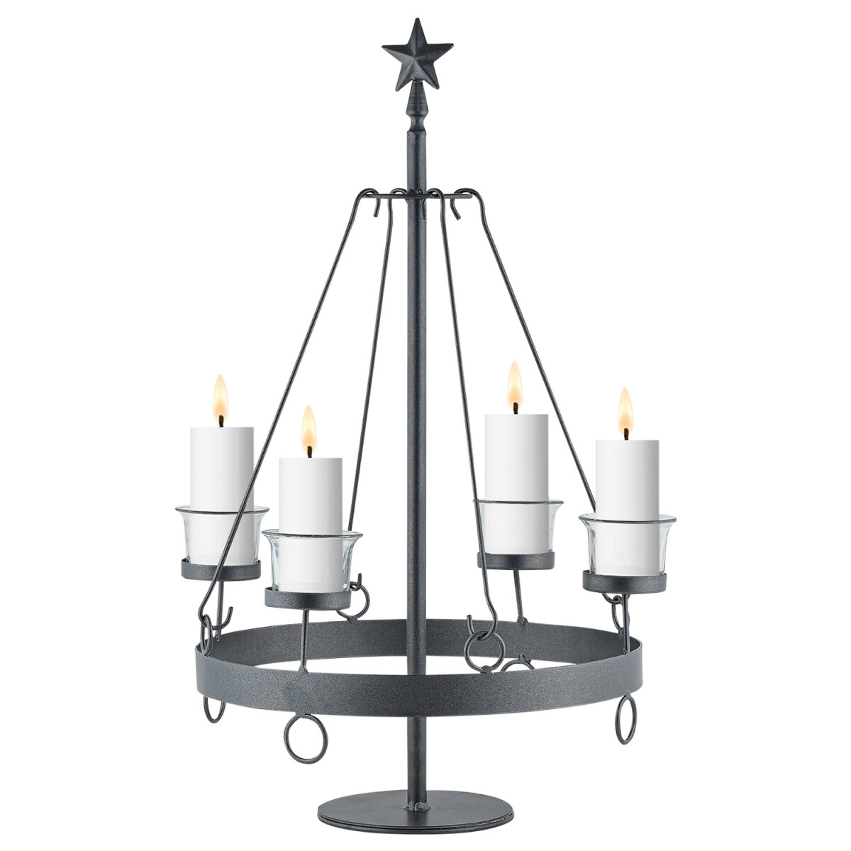 Décoration de Noël, bougeoir, sapin de Noël