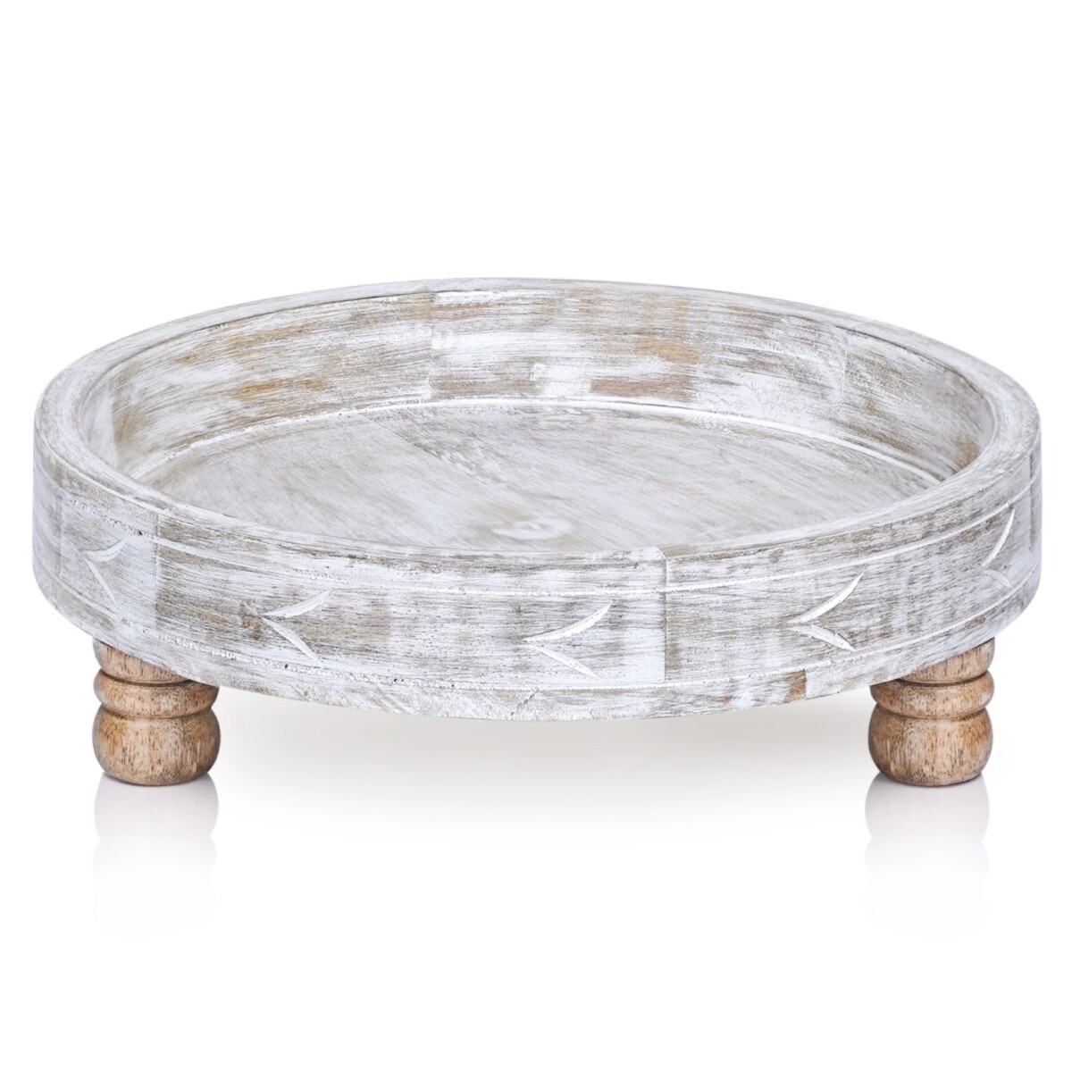 Tabouret décoratif bohème avec motif floral &l