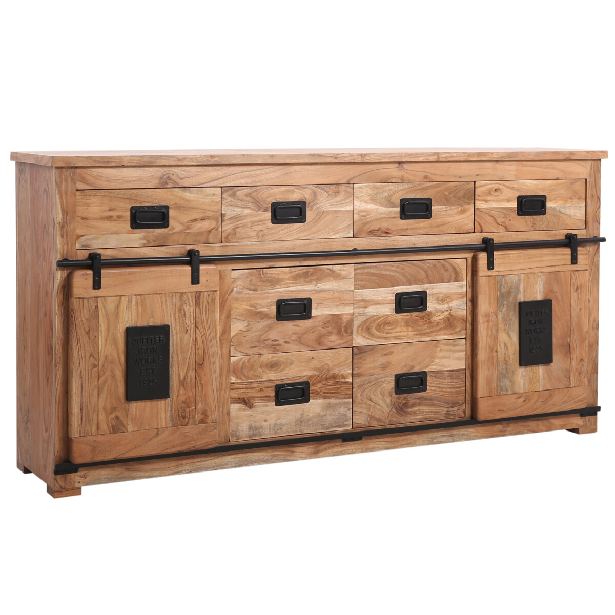 Buffet ABCDE 200 cm, style industriel, a box