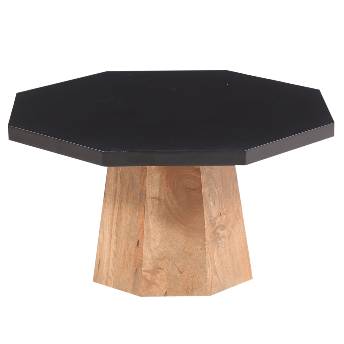 Couchtisch Rund Adelchi 90 cm aus massivem Mangoholz, handge