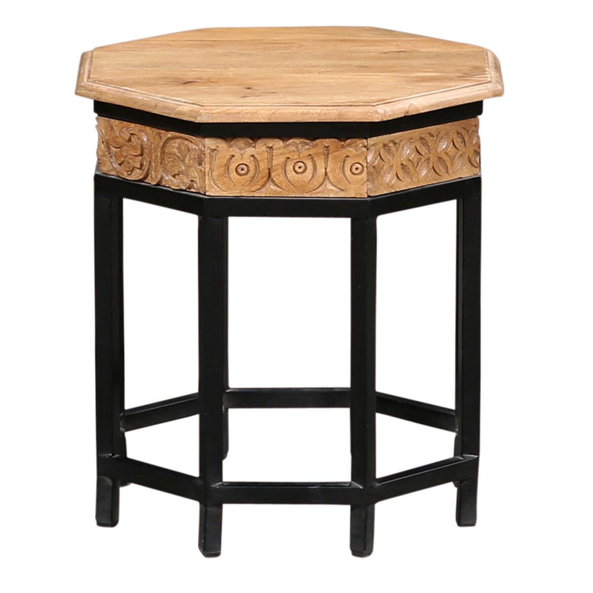 Achmedina Beistelltisch aus Metall & box