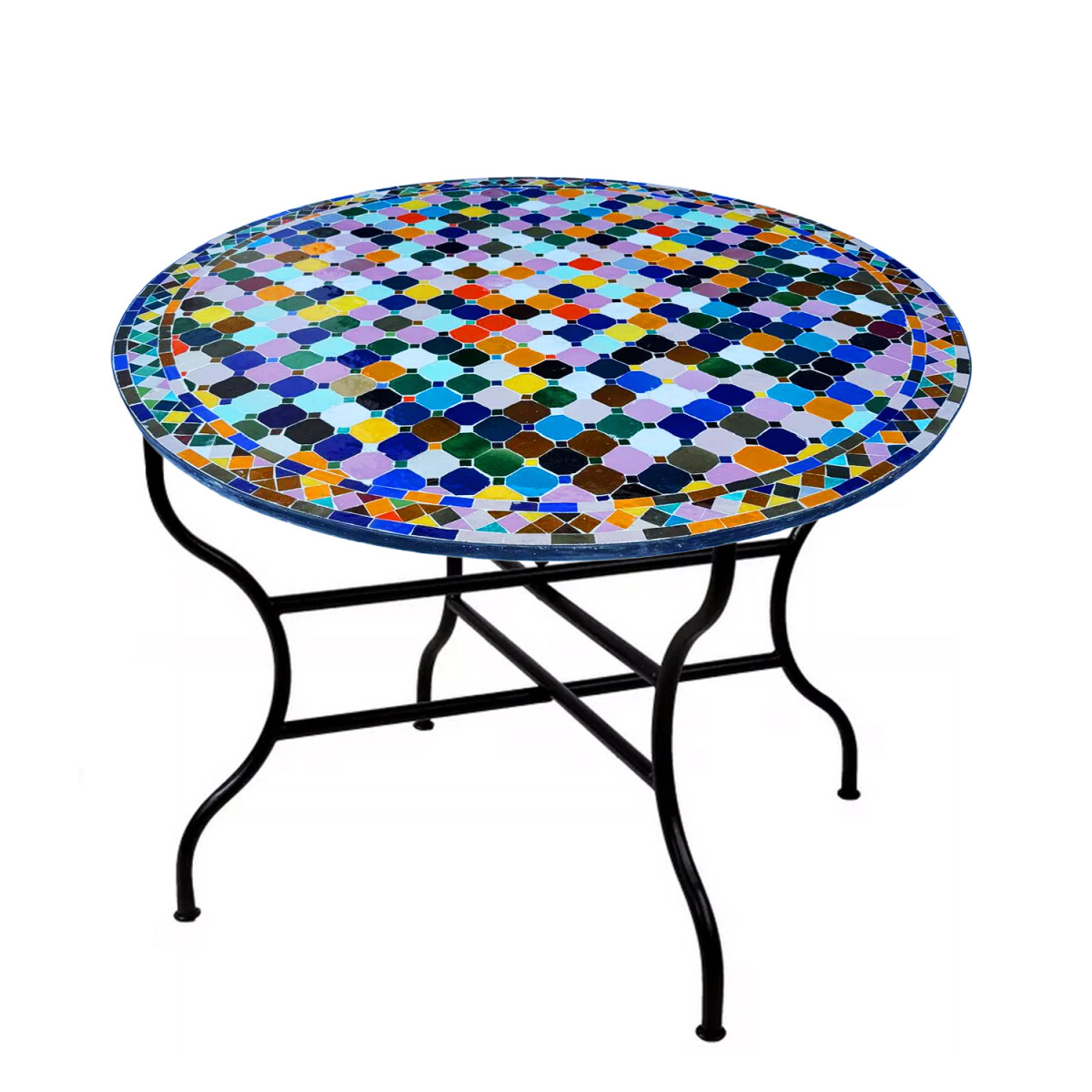 Table marocaine en mosaïque « Marrakech Color&eac