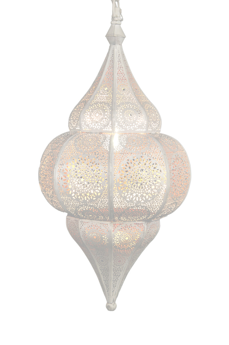 Lampe suspendue orientale en méta box