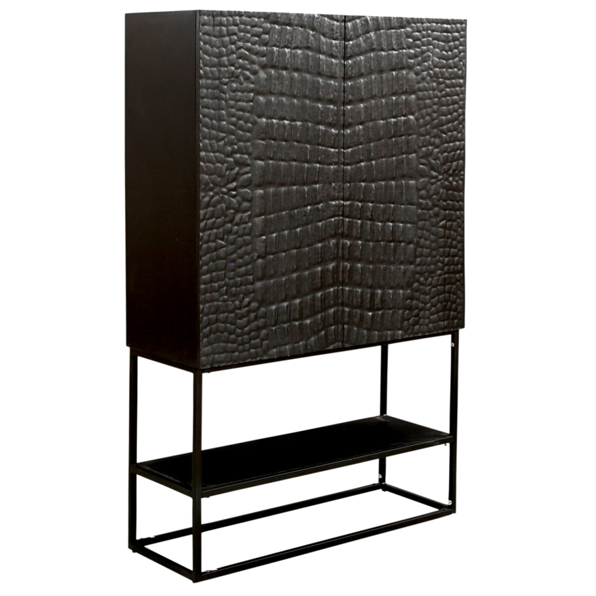 Highboard Adriaen 158 cm – Industrial Schrank aus Meta