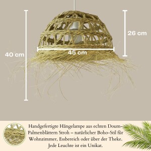 Suspension Baracoa | Lampe suspendue bohème en...