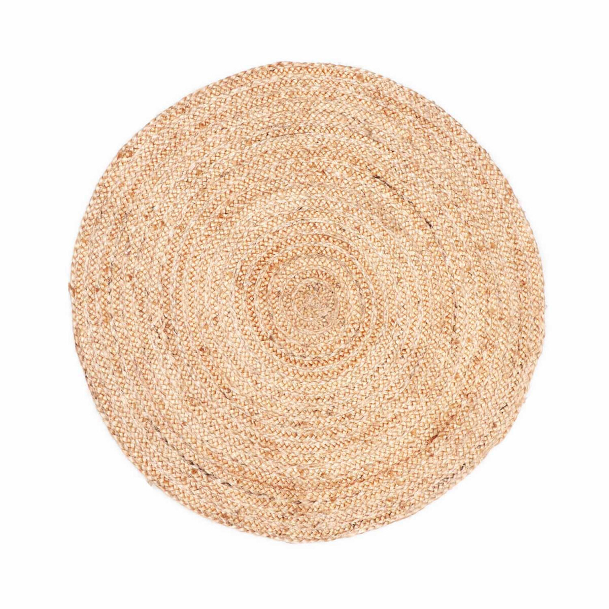 Runder Teppich aus Jute geflochten Abril 60cm