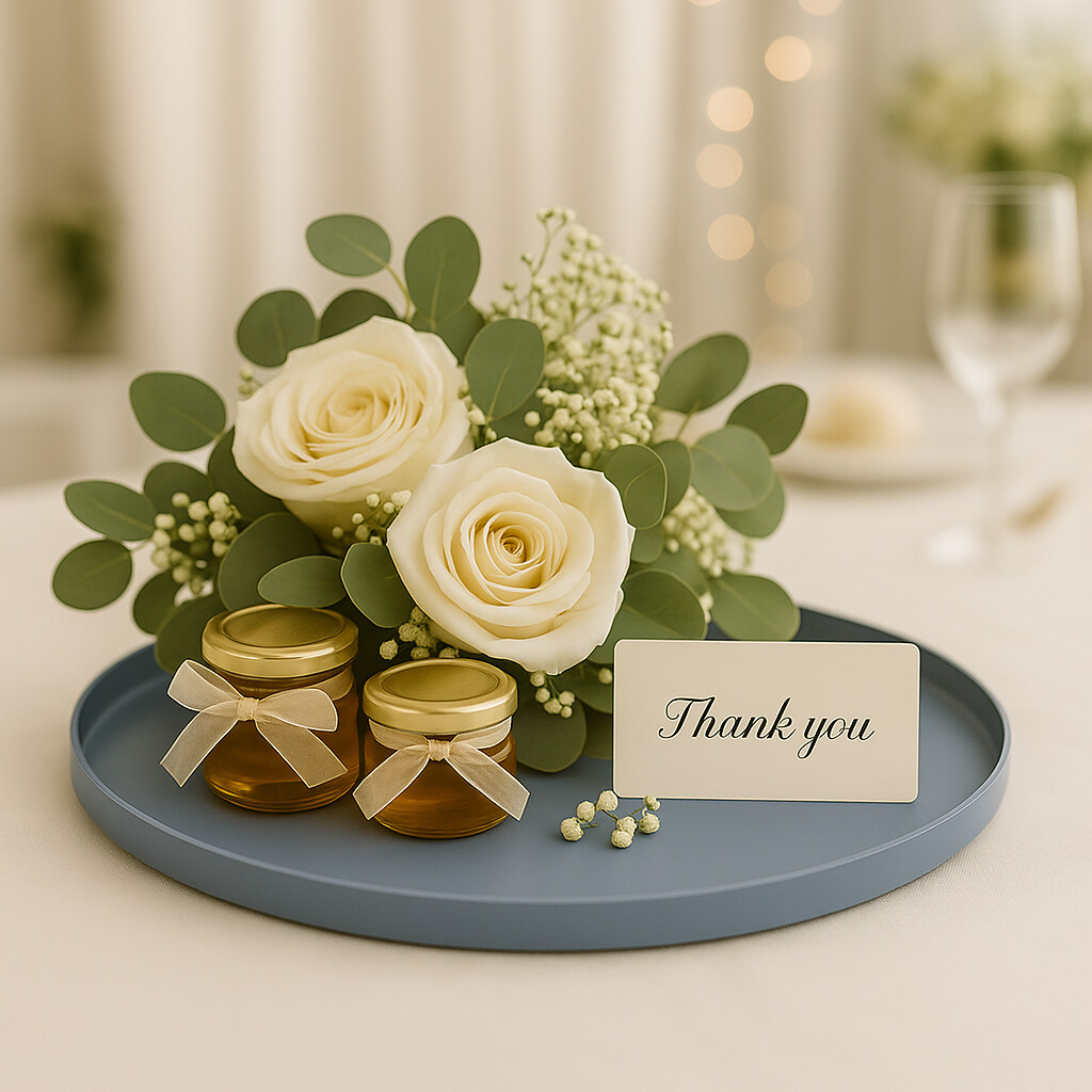 3er Set Callie Trendfarben Tablett rund 25cm | Boho Chic Dek