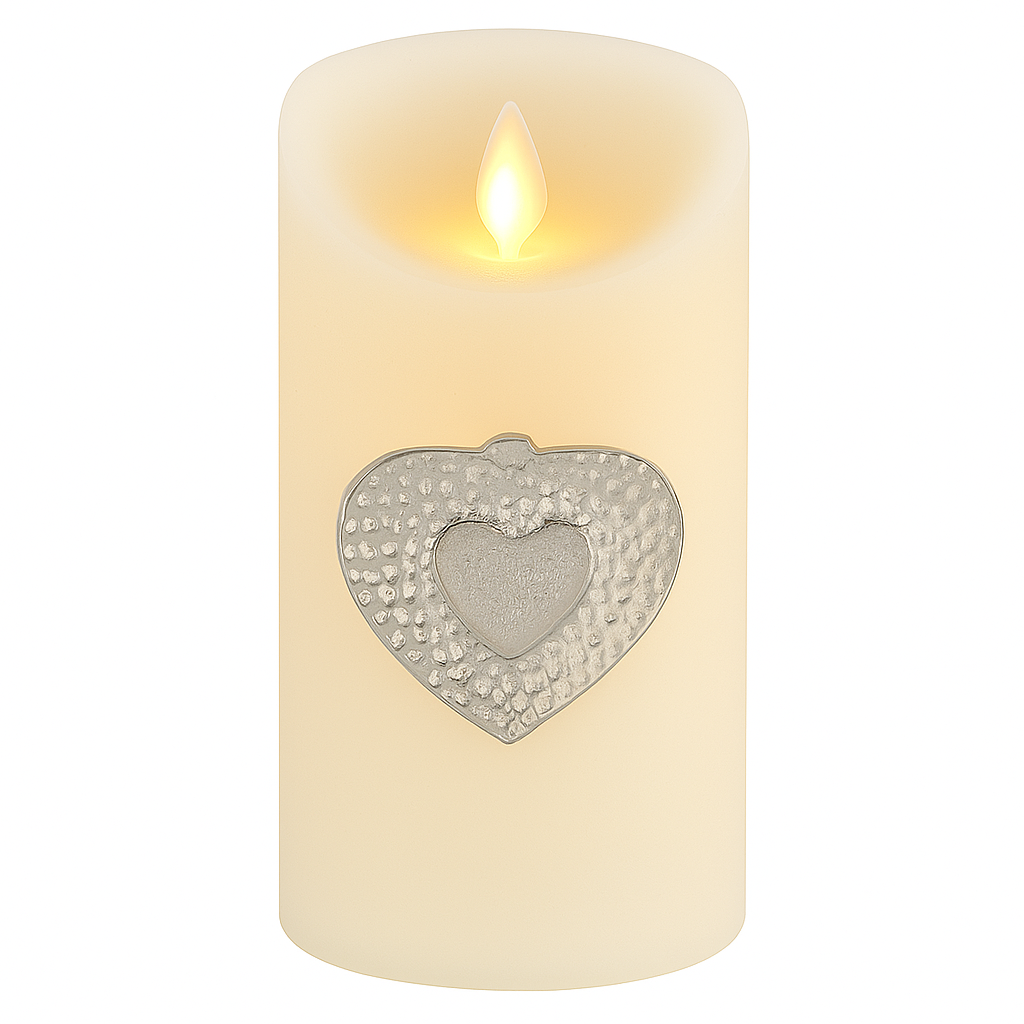 Kerzenpin Caloge A 6cm Silber | Boho Vin box