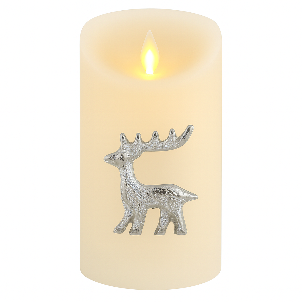 Kerzenpin Caloge C 6cm Silber | Boho Vin box