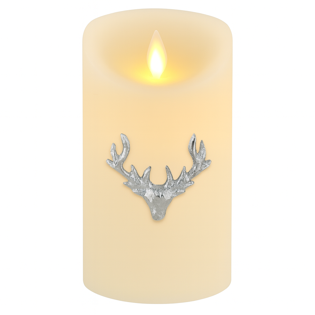 Kerzenpin Caloge I 6cm Silber | Boho Vin box