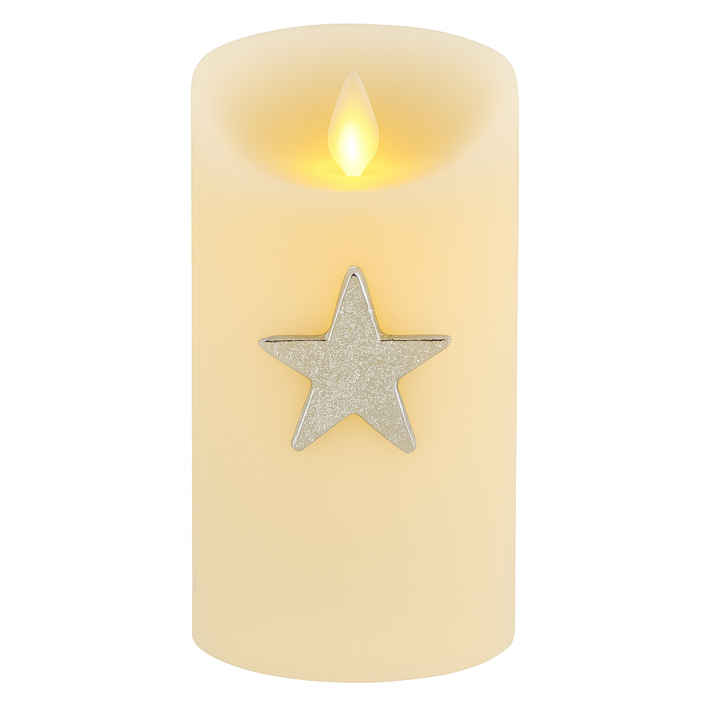 Kerzenpin Caloge K 6cm Silber | Boho Vintage Kerzenstecker A