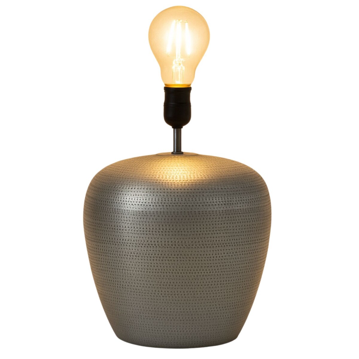 Pied de lampe de table Camden argent&eac box