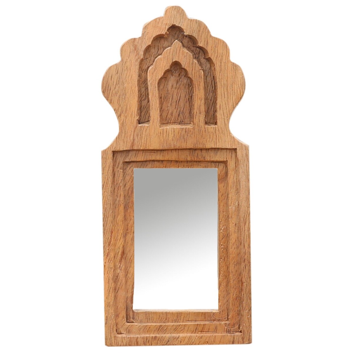 Wandspiegel Mukana Natur 22cm hoch 10cm  box