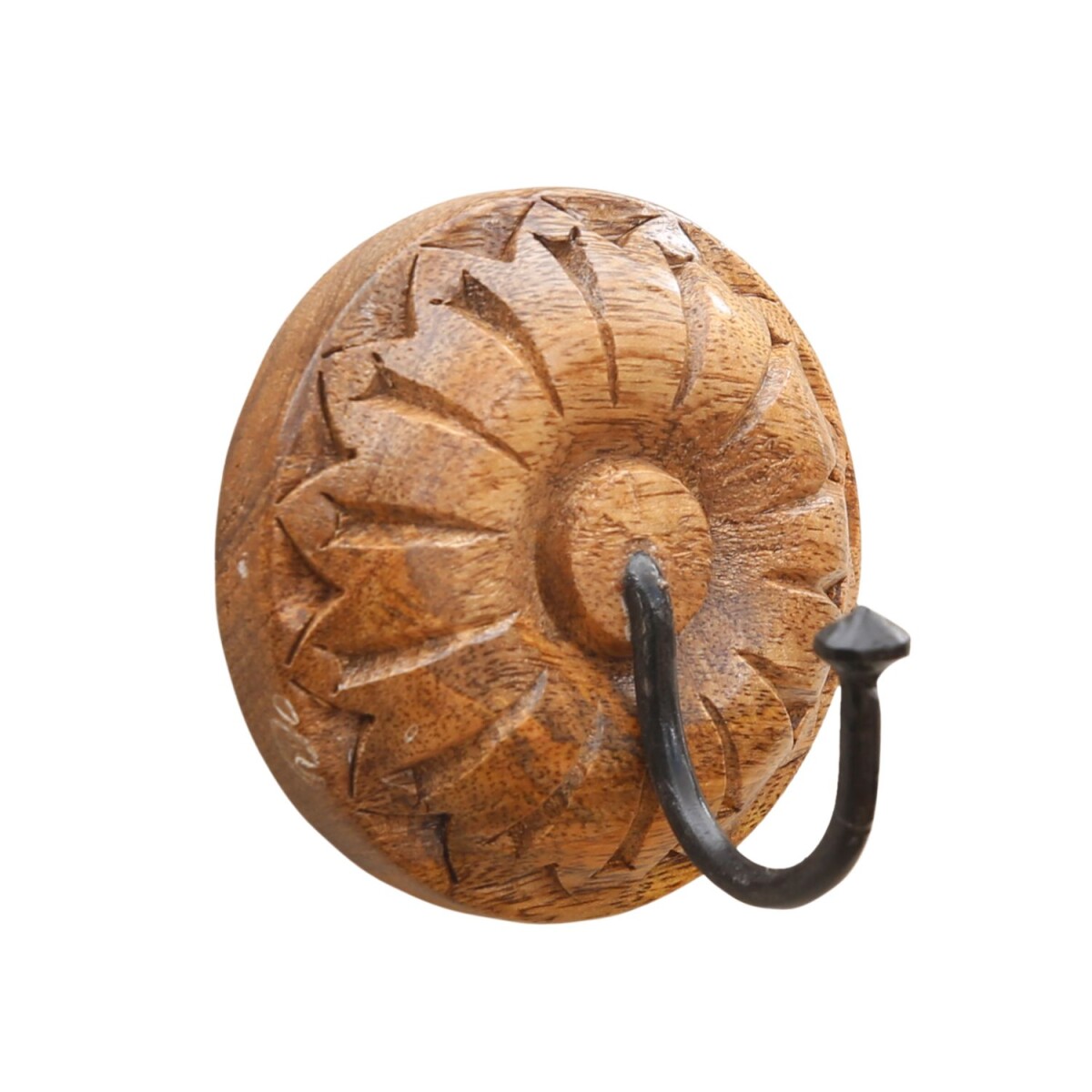 Boho Haken Admir 9cm | Küchenhaken Wandhaken Holz Metal