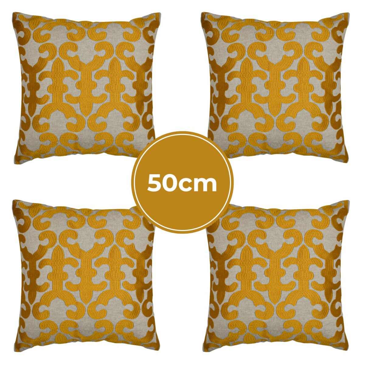 Lot de 4 housses de coussin faites main  box